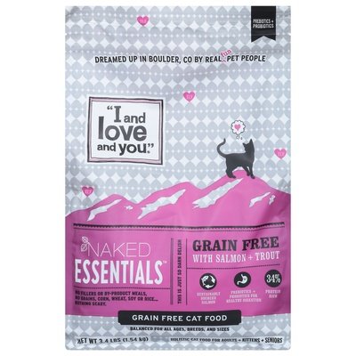 I And Love And You Cat Food Grain Free with Salmon + Trout 4/3.4 LB [UNFI #02686392]