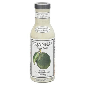 Briannas Dressing Creamy Cilantro Lime Home Style 6/12 OZ [UNFI #2024784] [ebt]