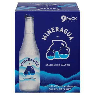 Mineragua Sparkling Water 9 Pack 1/9/12.5 Z [UNFI #2772614] [ebt] T