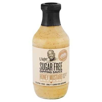 G Hughes Dipping Sauce Sugar Free Honey Mustard Flavored 6/18 OZ [UNFI #2399731] [ebt]