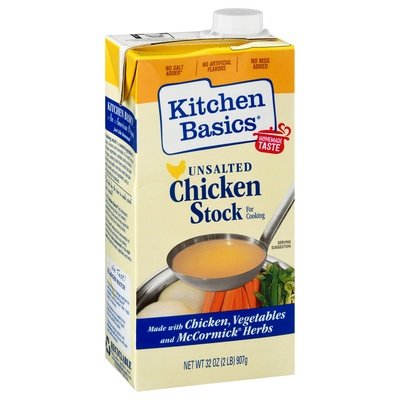 Kitchen Basics Chicken Stock Unsalted 12/32 OZ [UNFI #526608] [ebt]