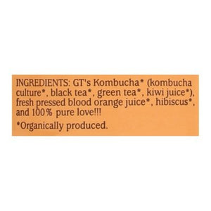 Gts Kombucha Raw Blood Orange 12/16 OZ [UNFI #2840965] [ebt] T