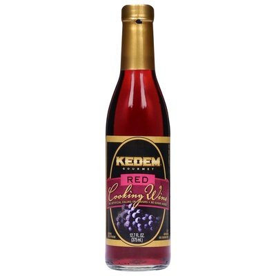 Kedem Cooking Wine, Red 12/12.7 Oz  [UNFI #0998229]