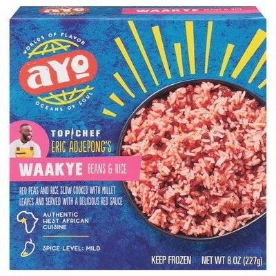 Ayo Foods Beans and Rice Entree 6/8 OZ [UNFI  #2758886]