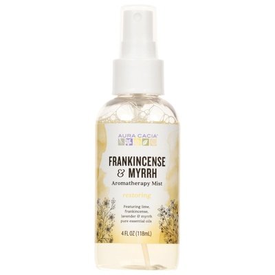 Aura Cacia Aromatherapy Mist Restoring Frankincense & Myrrh 1/4 OZ [UNFI #2867588] T