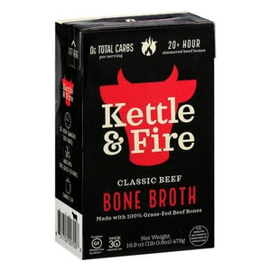 Kettle & Fire Bone Broth Classic Beef 6/16.9 OZ [UNFI #2034197] [ebt]
