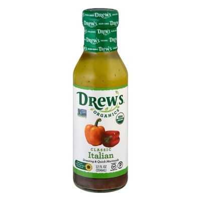Drews Organics Dressing & Quick Marinade Classic Italian 6/12 OZ [UNFI #2141729] [ebt]