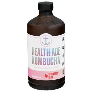 Health-Ade Kombucha Strawberry Glow 12/16 OZ [UNFI #2847945] [ebt]