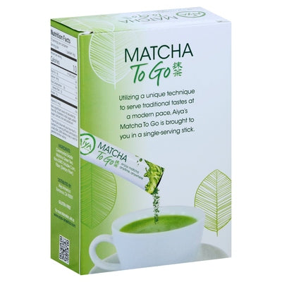 Aiya Matcha To Go 8/10 CT [UNFI #2012706] [ebt]