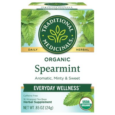 Traditional Medicinals Herbal Supplement Organic Spearmint Tea Bags 6/16 BAG [UNFI #517474] [ebt]