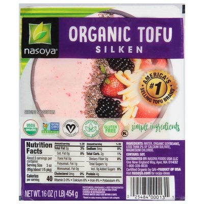 Nasoya Tofu Organic Silken 6/16 OZ [UNFI #0864850] [ebt]