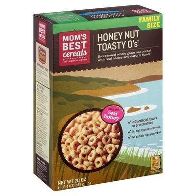 Moms Best Cereal Honey Nut Toasty Os Family Size 10/20 OZ [UNFI #886416] [ebt]