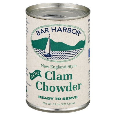 Bar Harbor Clam Chowder New England Style All Natural 6/14.5 oz [UNFI #3210002 ] [ebt]