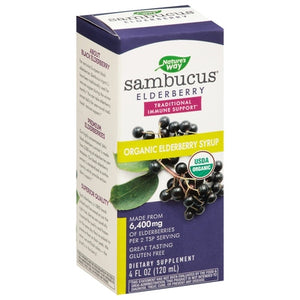 Natures Way Elderberry Organic Organic Syrup 4 OZ [UNFI #2039782] T