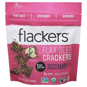 Dr In The Kitchen Crackers Rosemary Flax Seed 6/5 OZ [UNFI #2357606] [ebt]