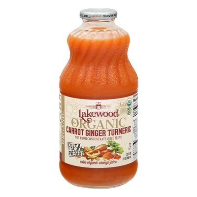 Lakewood Juice Blend Carrot Ginger Turmeric Organic 6/32 OZ [UNFI #2658748] [ebt]