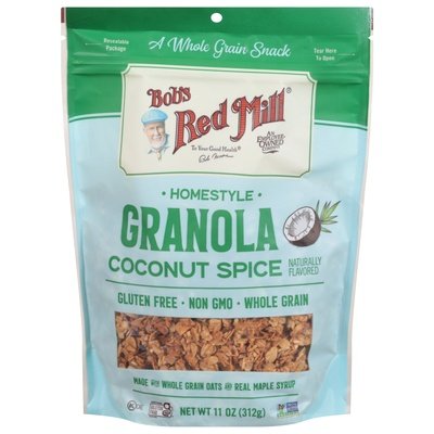Bobs Red Mill Granola Coconut Spice Homestyle 6/11 OZ [UNFI #2442614] [ebt]