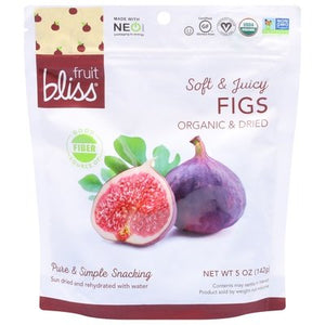 Fruit Bliss Figs Organic & Dried Soft & Juicy 6/5 OZ [UNFI #1569177] [ebt]