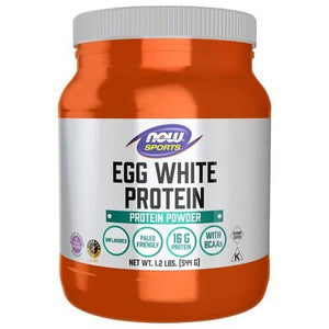 Now Foods Protein Powder Egg White Protein Unflavored 19.2 OZ [UNFI #0922948] T