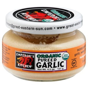 Emperors Kitchen Garlic Organic Pureed 12/4.5 OZ [UNFI #0932426] [ebt]