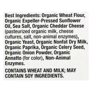 Annies Homegrown Baked Crackers Organic Cheddar Squares 12/7.5 OZ [UNFI #2337145] [ebt]