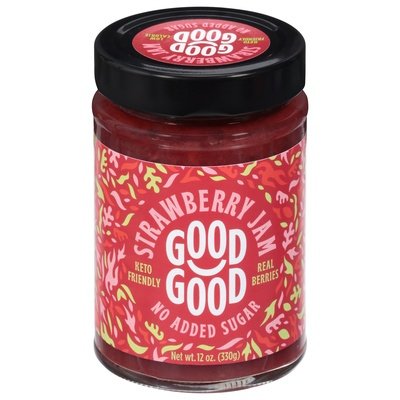 Good Good Jam No Added Sugar Strawberry 6/12 OZ [UNFI #2721876] [ebt]