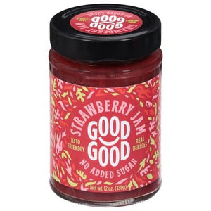 Good Good Jam No Added Sugar Strawberry 6/12 OZ [UNFI #2721876] [ebt]