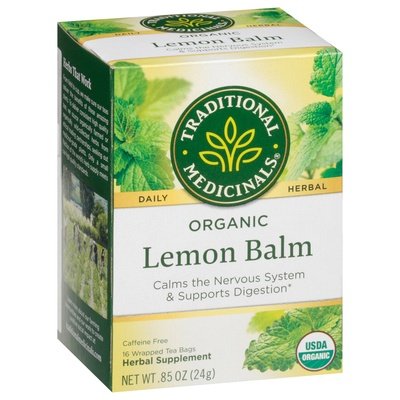 Traditional Medicinals Herbal Supplement Organic Lemon Balm Tea Bags 6/16 BAG [UNFI #1153063] [ebt]