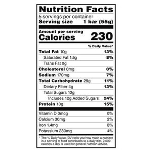 Rxbar Protein Bars Honey Cinnamon Peanut Butter 6/5/1.9 OZ [UNFI #2905552] [ebt]