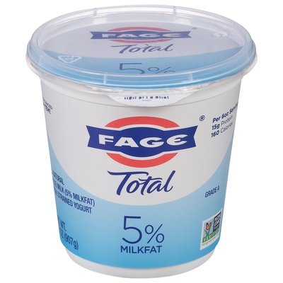 Fage Yogurt 5% Milkfat Greek Strained 6/32 OZ [UNFI #2818201] [ebt]