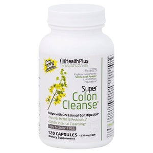 Health Plus Super Colon Cleanse 530 Mg Capsules 120 Cap [UNFI #0485250] T