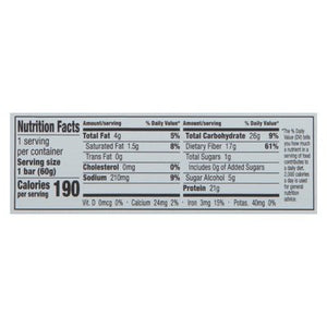 No Cow Protein Bar Chunky Peanut Butter 12/2.12OZ [UNFI #2353985] [ebt]