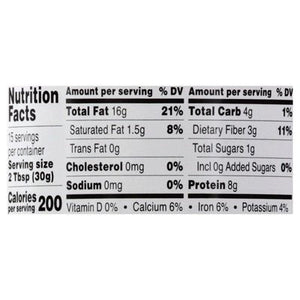 Once Again Almond Butter Unsweetened & Roasted Crunchy 6/16 OZ [UNFI #2615193] [ebt]