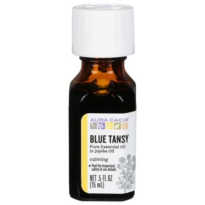 Aura Cacia Pure Essential Oil Blue Tansy Calming 1/.5 OZ [UNFI #2414332] T
