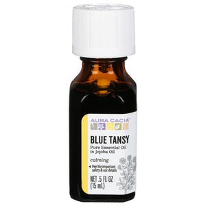 Aura Cacia Pure Essential Oil Blue Tansy Calming 1/.5 OZ [UNFI #2414332] T