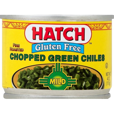 Hatch Green Chiles Chopped Fire Roasted Mild 24/4 oz [UNFI #0568071 ] [ebt]