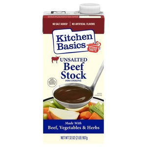 Kitchen Basics Beef Stock Unsalted 12/32 OZ [UNFI #0528000] [ebt]