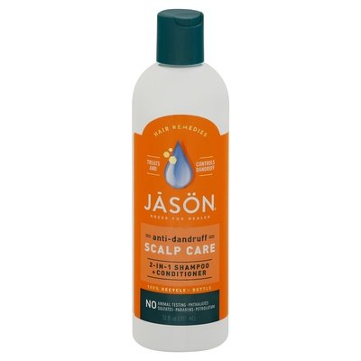 Jason Natural Products Shampoo + Conditioner 2-In-1 Scalp Care Anti-Dandruff 1/12 OZ [UNFI #1172337] T