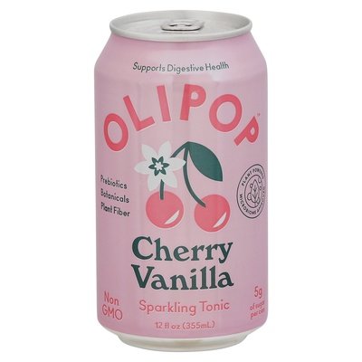 Olipop Sparkling Tonic Cherry Vanilla 12/12 OZ [UNFI #2587780] [ebt] T