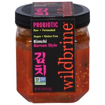 Wildbrine Kimchi Probiotic Korean Style 6/18 OZ [UNFI #1242528] [ebt]