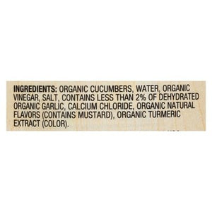 Woodstock Pickles Kosher Dill Sliced Organic 6/24 OZ [UNFI #242073] [ebt]
