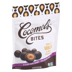 Cocomels Dark Chocolate Madagascar Vanilla Bites 6/3.5 OZ [UNFI #2098952] [ebt] T