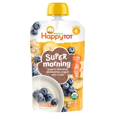 Happy Tot Fruit Yogurt & Grain Blend Organic Stage 4 16/4 OZ [UNFI #1512896] [ebt]
