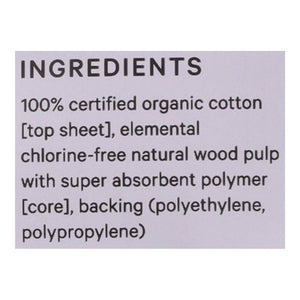 The Honey Pot Pads Overnight Organic With Wings Menstrual 1/12 CT [UNFI #2721264] T