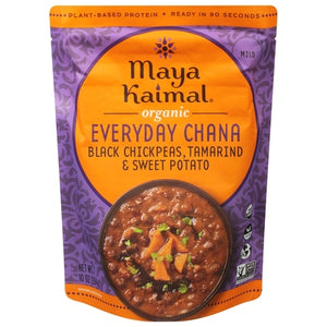 Maya Kaimal Everyday Chana Organic Black Chickpeas Tamarind & Sweet Potato Mild 6/10 OZ [UNFI #2576320] [ebt]