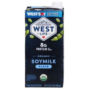 Westsoy Soymilk Organic Plain 12/32 OZ [UNFI #541805] [ebt]