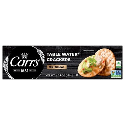 Carrs Crackers Original Table Water 12/4.25 OZ [UNFI #725929] [ebt]