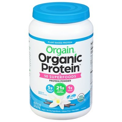 Orgain Protein Powder + 50 Superfoods Vanilla Bean Flavored 1/2.02 LB [UNFI #2470920] T