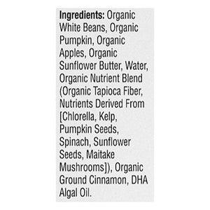 Cerebelly Baby Puree Organic White Bean Pumpkin Apple 6/3/4 OZ [UNFI #2802122] [ebt]