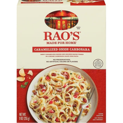 Raos Carbonara Caramelized Onion 8/9 oz [UNFI #3123791 ] [ebt]